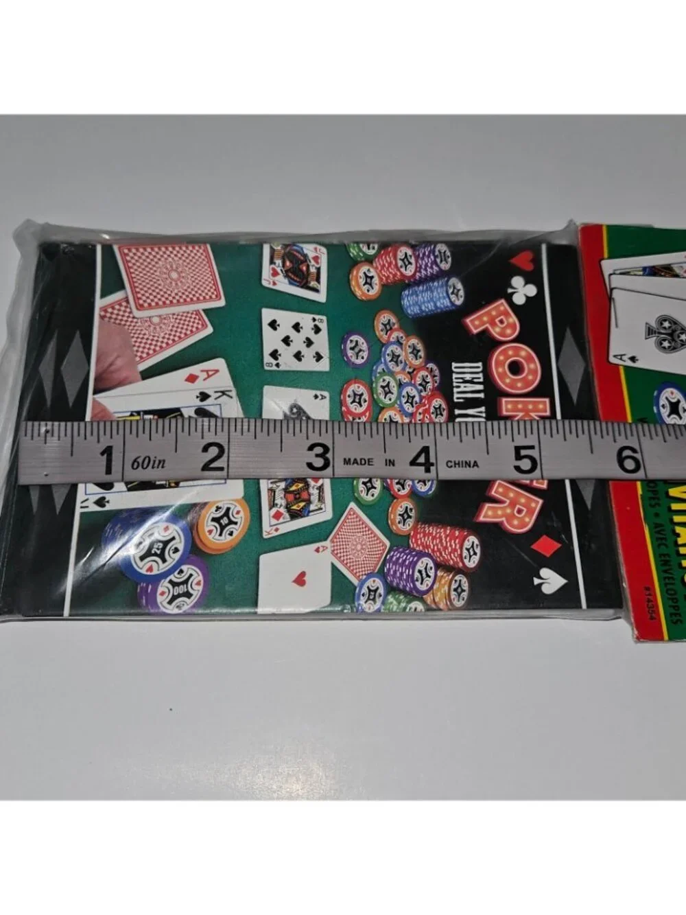 NEW 3 Packs Poker Game Night Party Invitations Lot (8 Cards/Envelopes Per Pk)